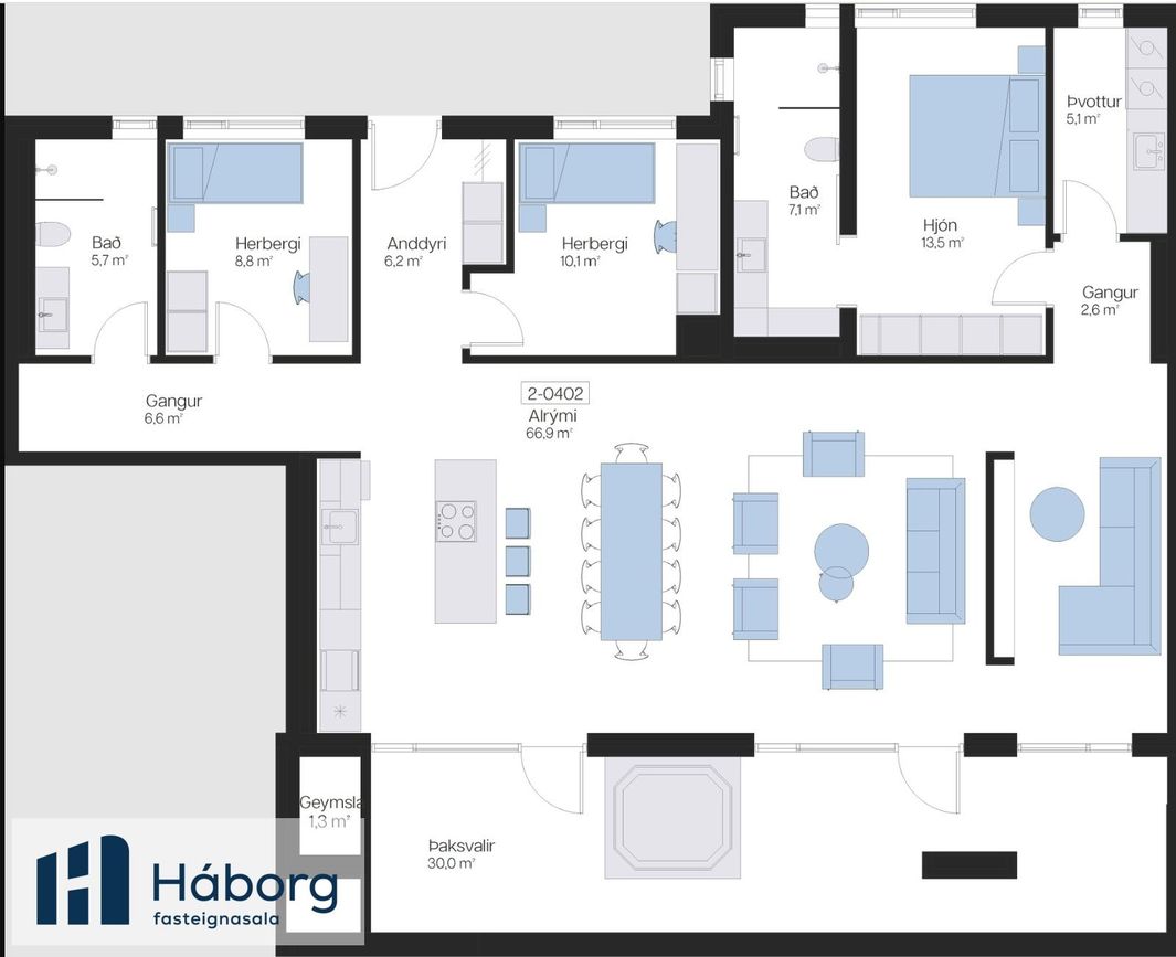 Þorraholt 1B - 0402, 210 Garðabær
