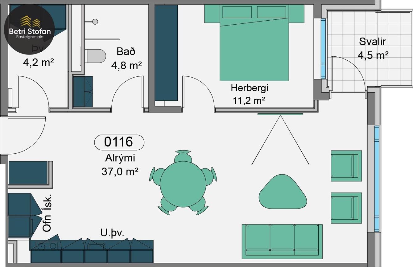 Vetrarbraut 4 - 0116, 210 Garðabær