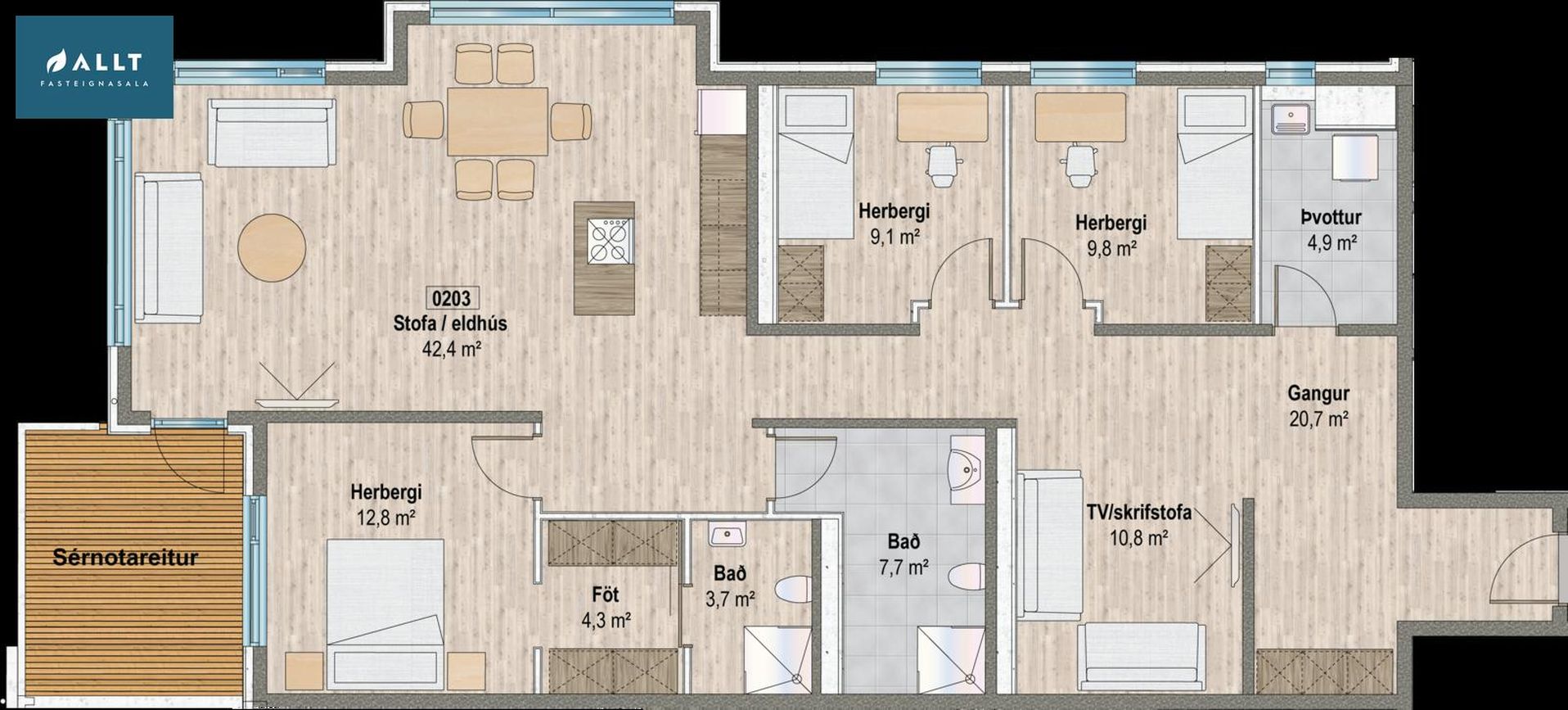 Asparlaut 24, 230 Reykjanesbær