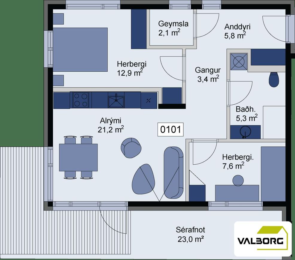 Aldinmörk 12, 810 Hveragerði