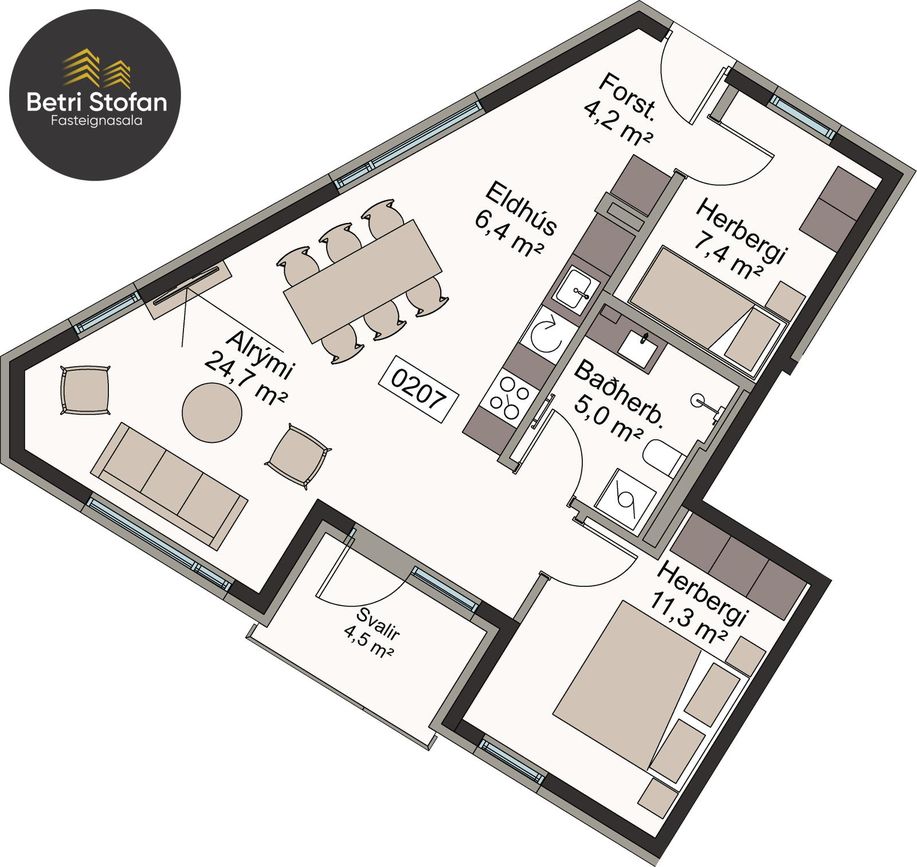 Borgartún 24A - 0207, 105 Reykjavík