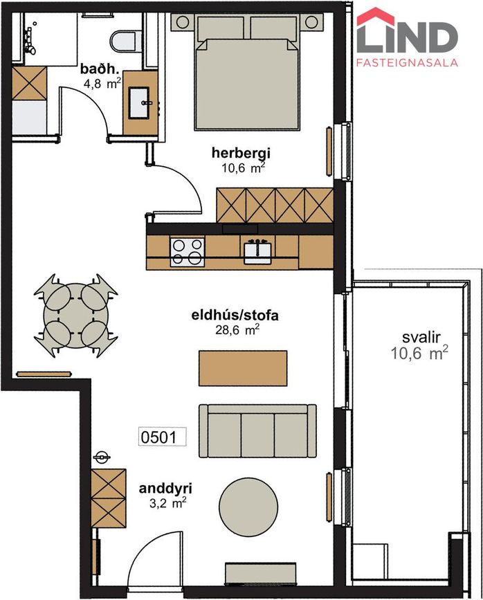 Hringhamar 17 - 0501, 221 Hafnarfjörður