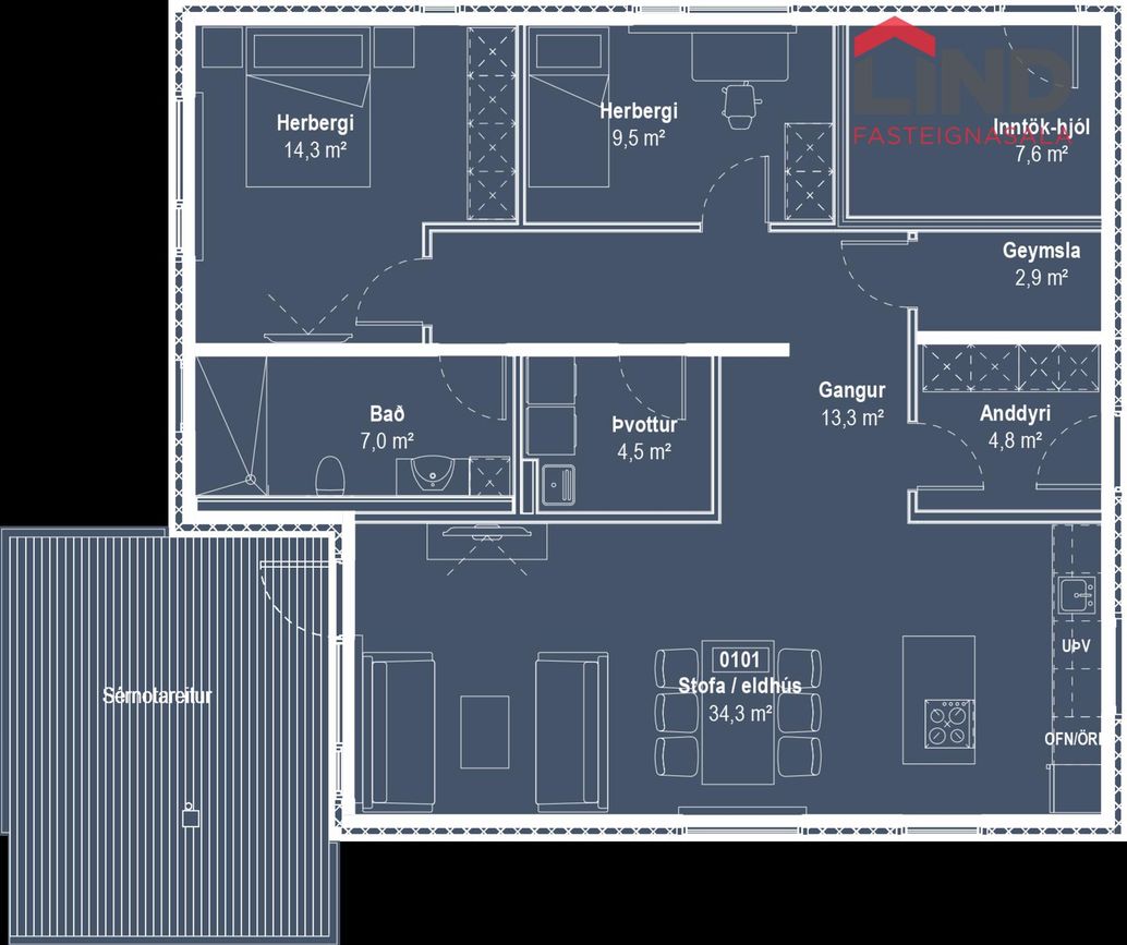 Risadalur 5A - 0101, 260 Reykjanesbær