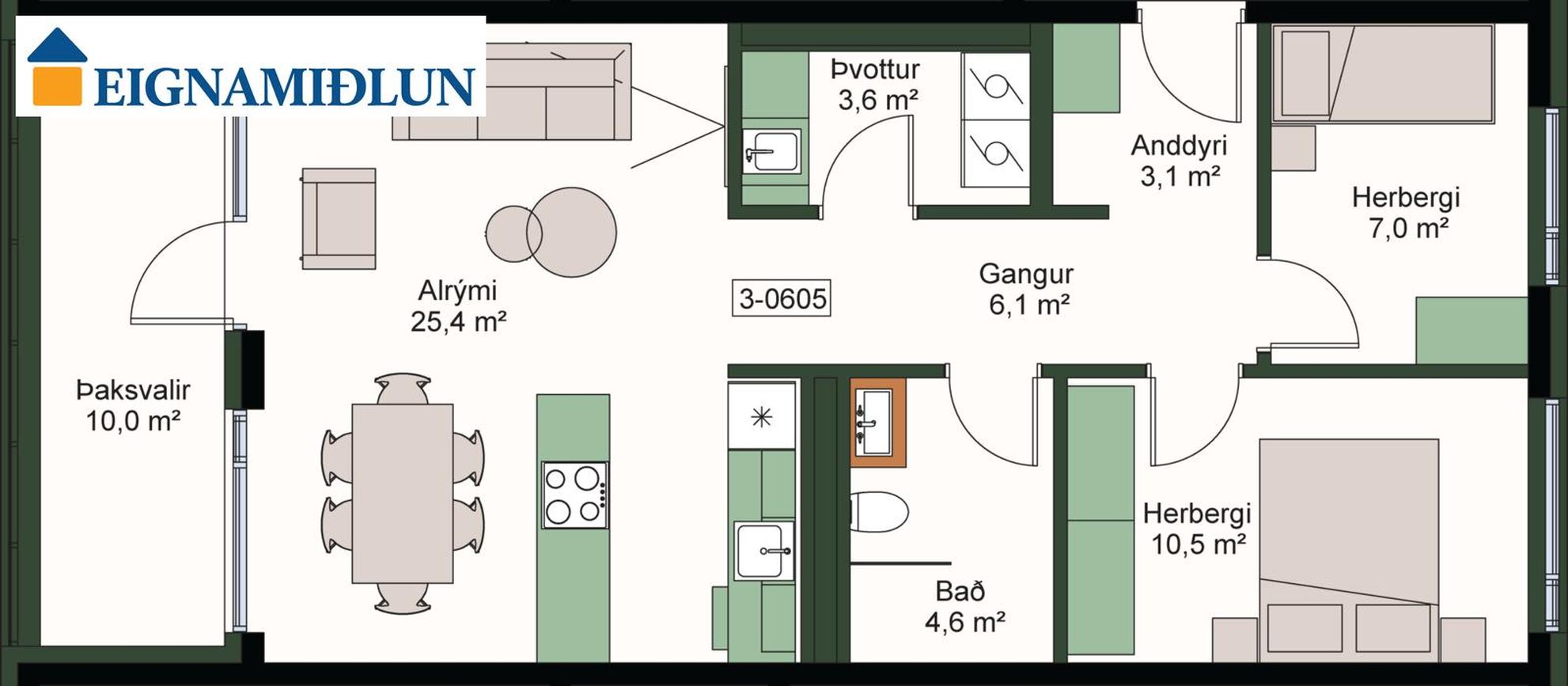 Ánanaust 5 - 0605, 101 Reykjavík