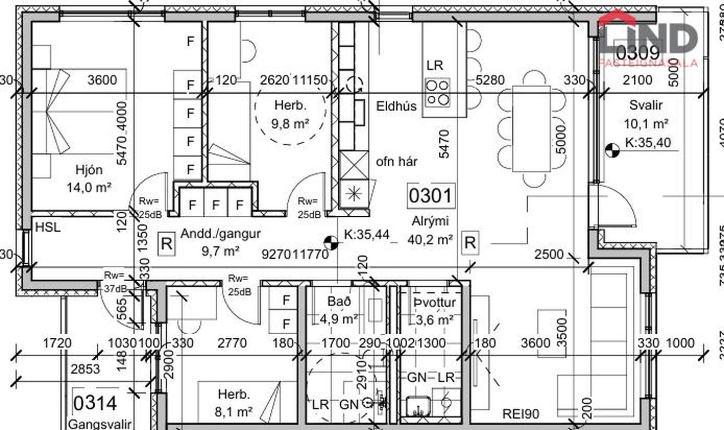 Baughamar 3 - 0301, 221 Hafnarfjörður
