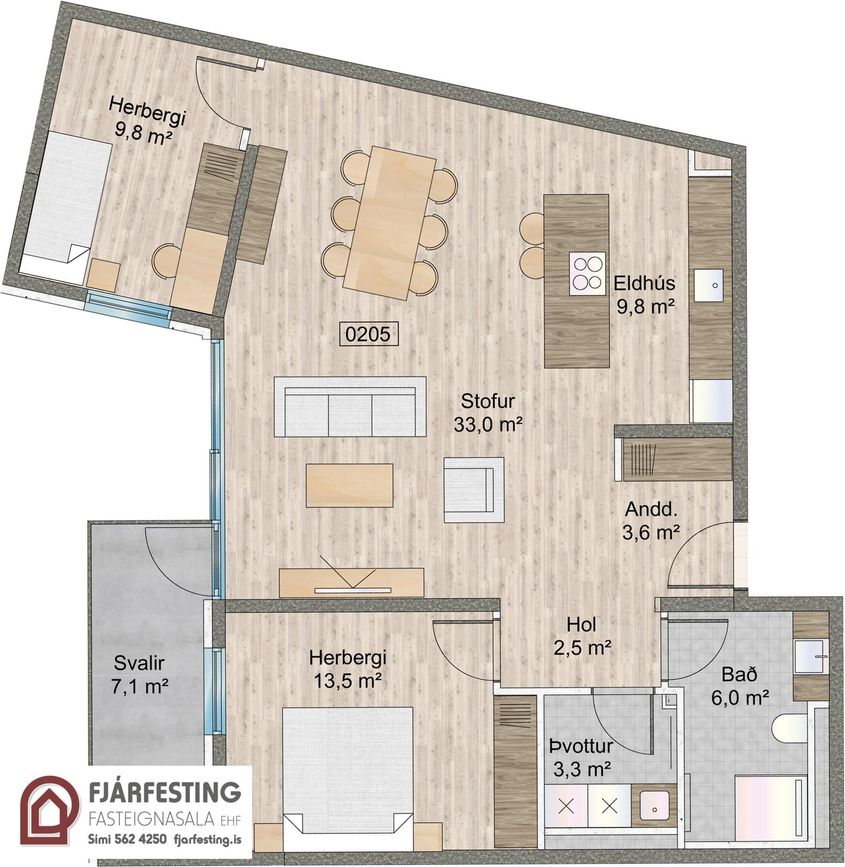 Naustavör 64, 200 Kópavogur