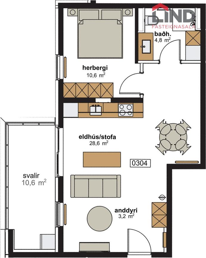 Hringhamar 17 - 0304, 221 Hafnarfjörður