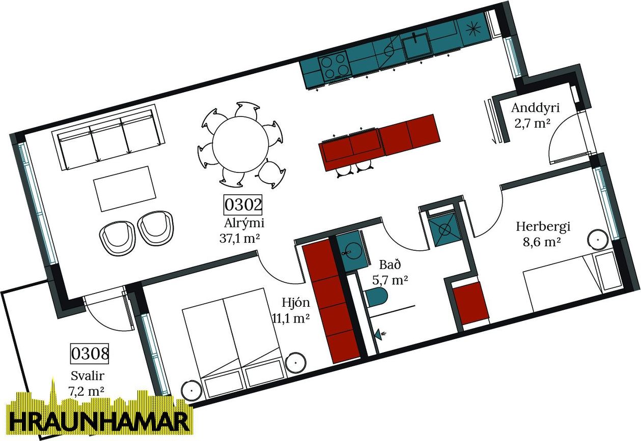 Áshamar 20, 221 Hafnarfjörður