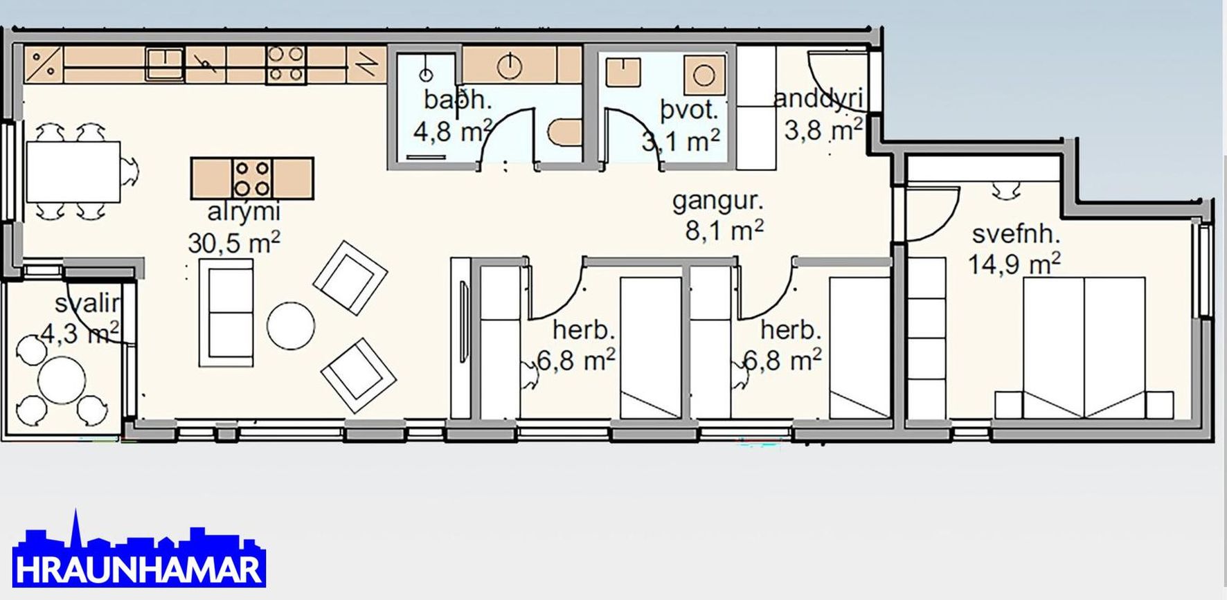 Apalskarð 4A, 221 Hafnarfjörður