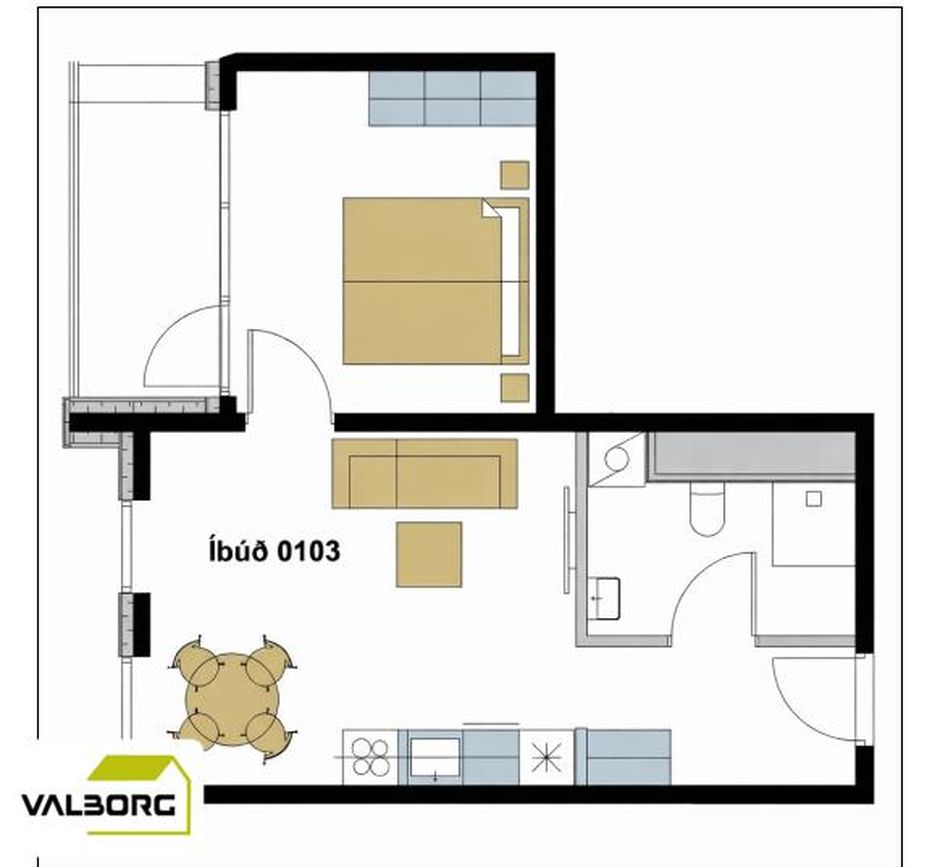 Hallgerðargata 3 - 0103, 105 Reykjavík