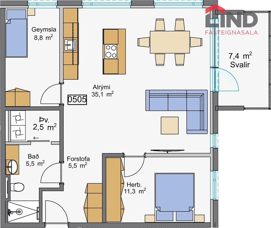 Hringhamar 37 - 0405, 221 Hafnarfjörður