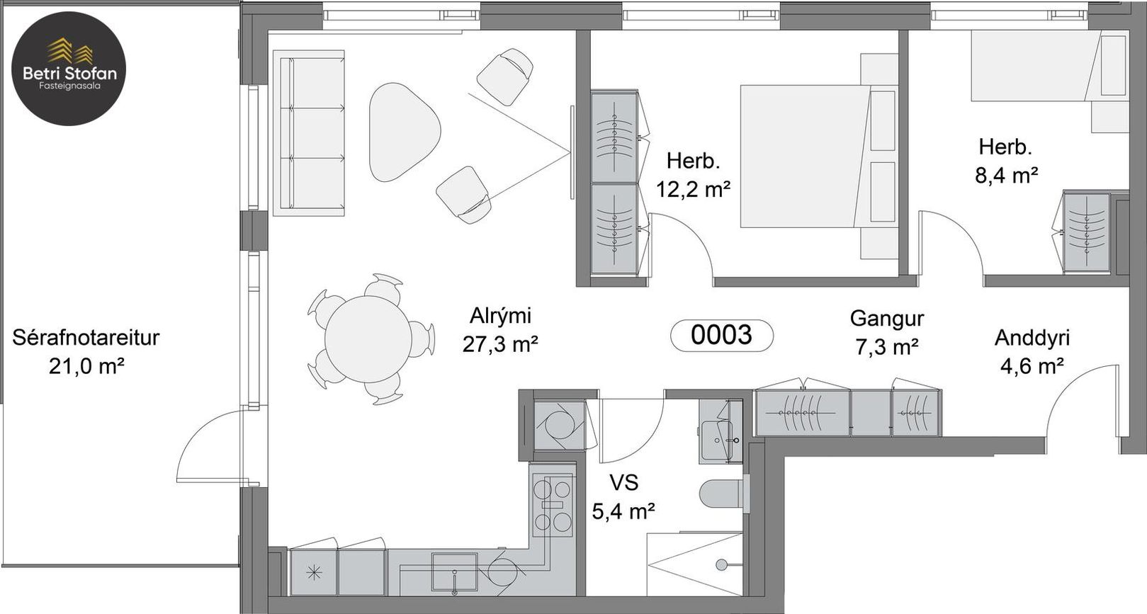 Breiðhöfði 19 - 0003, 110 Reykjavík