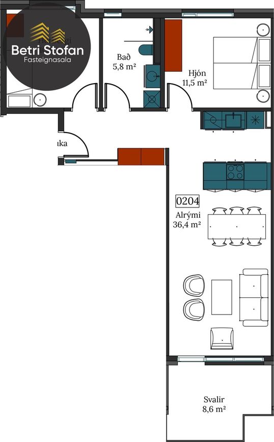 Áshamar 18 - 0201, 221 Hafnarfjörður