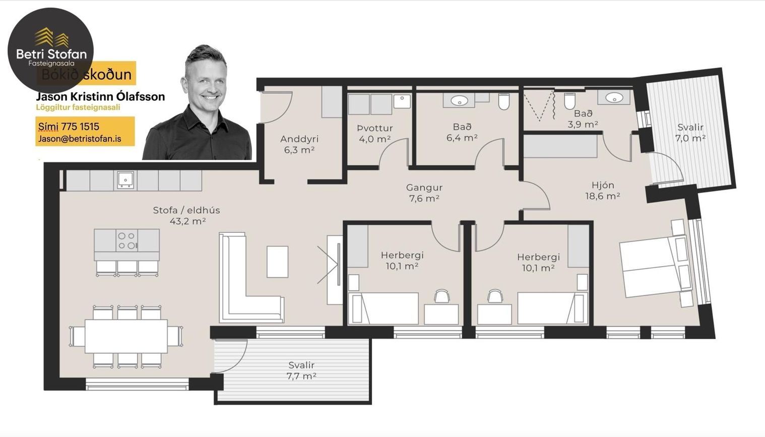 Hlíðarfótur 21A, 102 Reykjavík