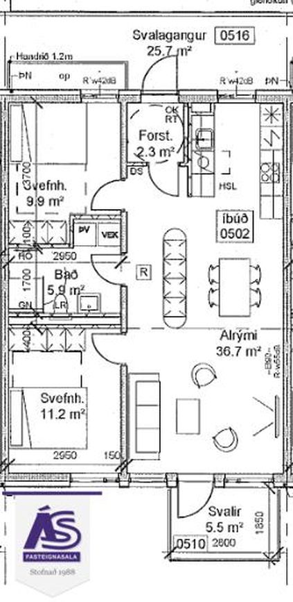 Áshamar 42 - 0405, 221 Hafnarfjörður