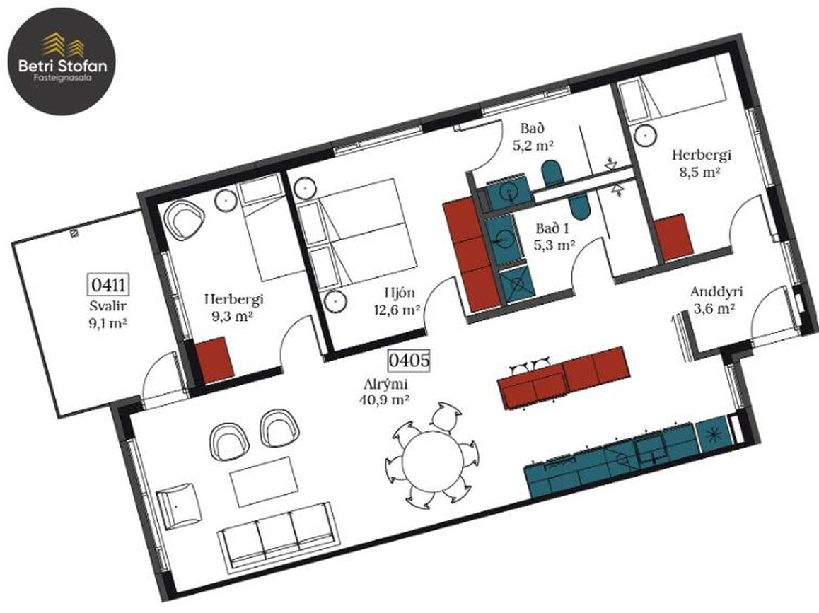 Áshamar 20 - 0405, 221 Hafnarfjörður