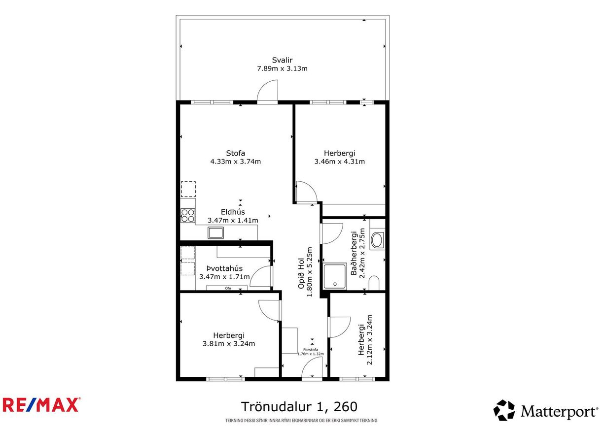 Trönudalur 1, 260 Reykjanesbær