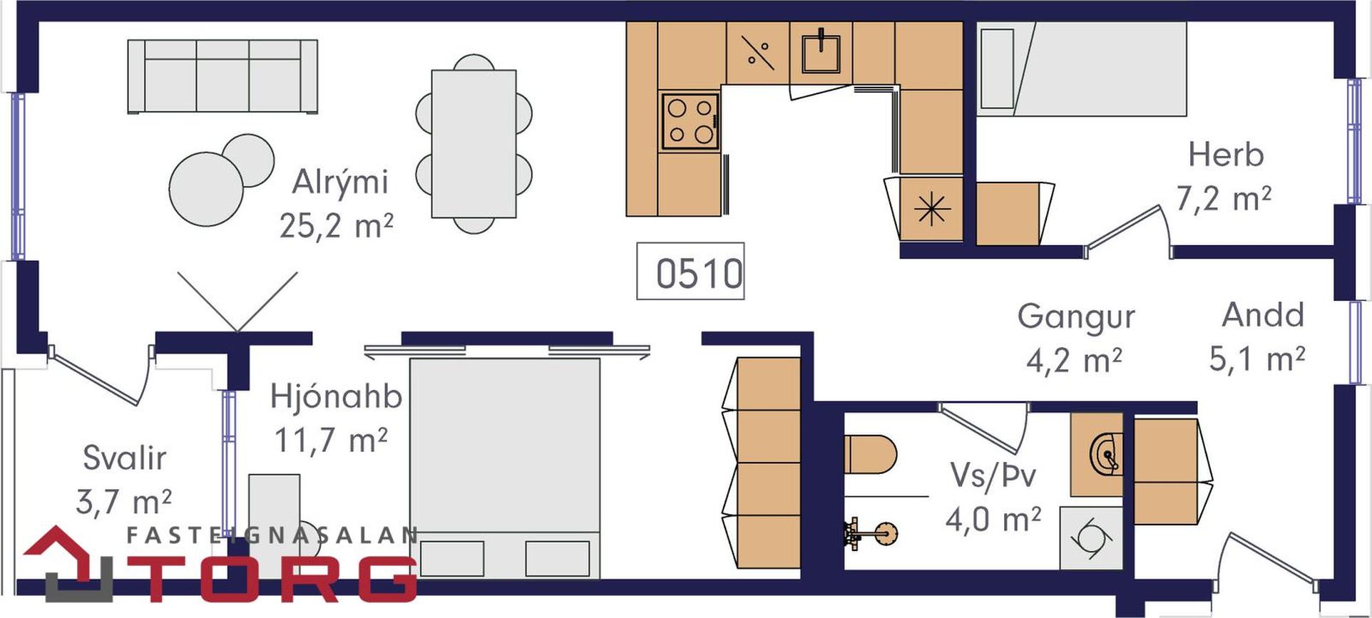 Laugavegur 168D - 0510, 105 Reykjavík