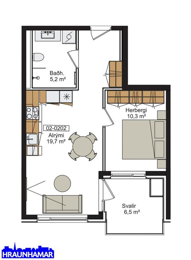 Hringhamar 33 - 0202, 221 Hafnarfjörður