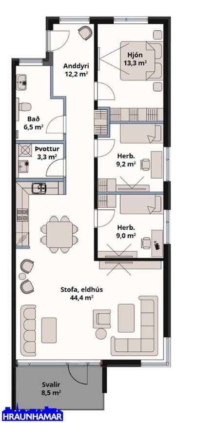 Suðurhella 16 - 0201, 221 Hafnarfjörður
