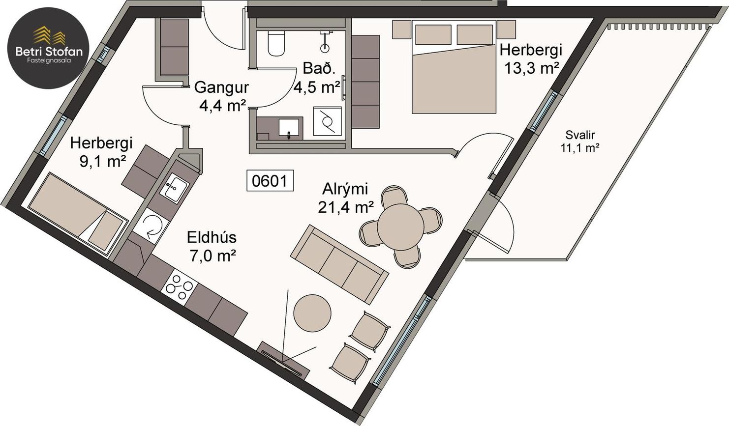 Borgartún 24A - 0601, 105 Reykjavík