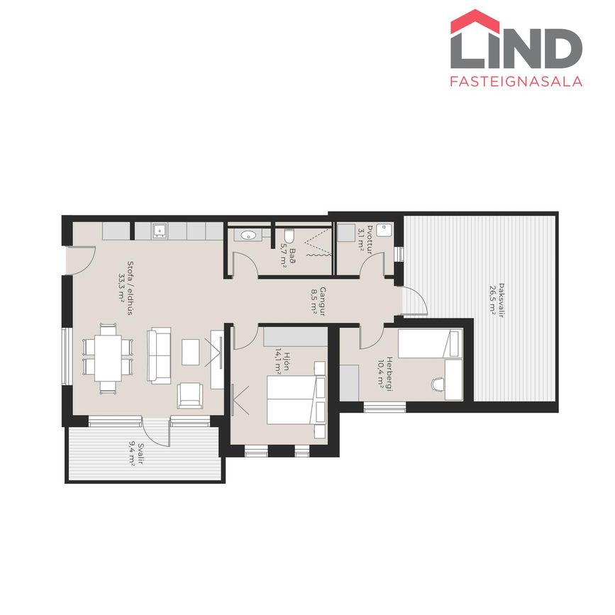 Fálkahlíð 5 - 0511, 102 Reykjavík