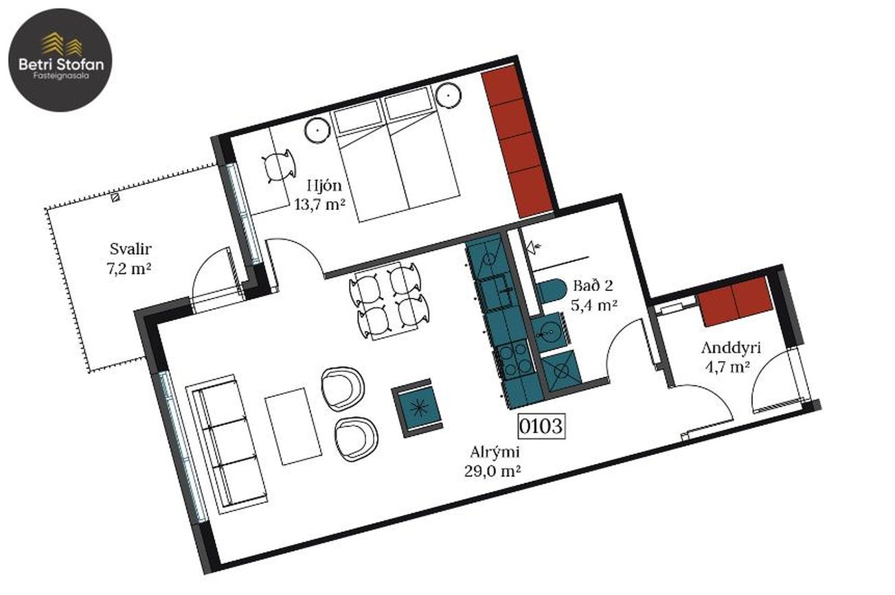Áshamar 20 - 0103, 221 Hafnarfjörður