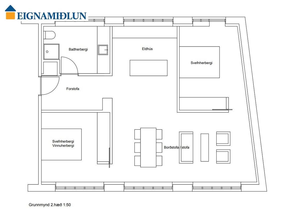 Vatnsstígur 3 - 0202, 101 Reykjavík