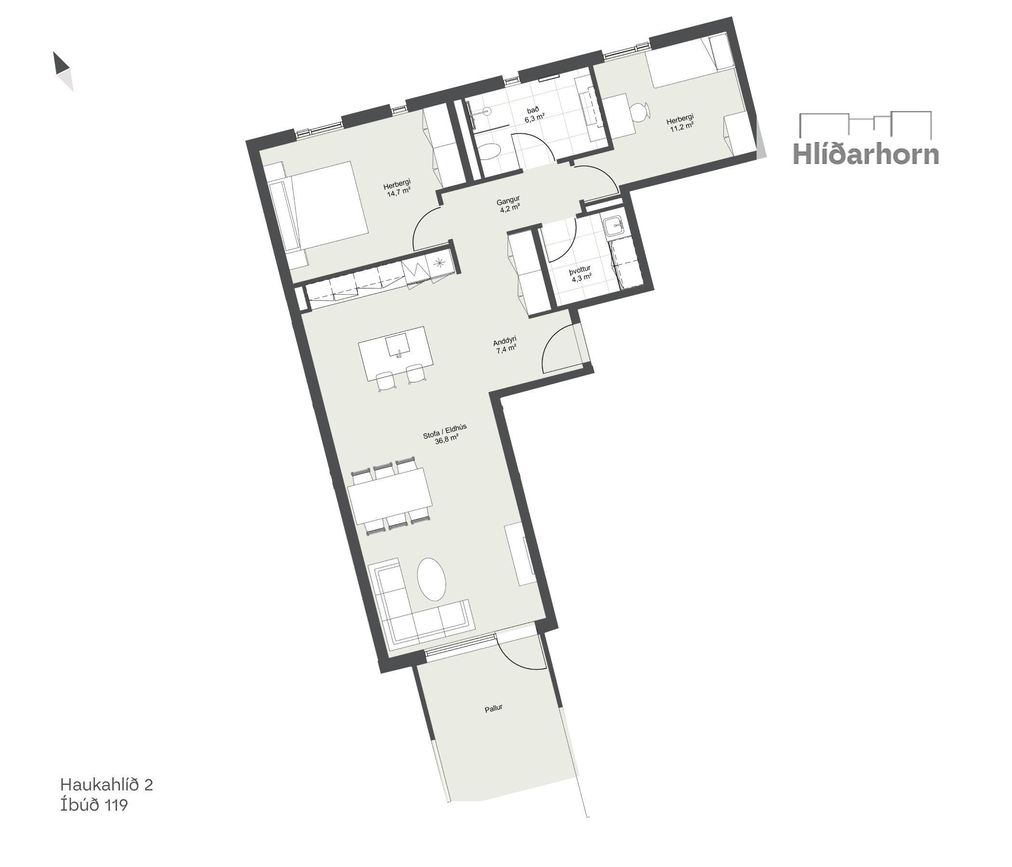 Haukahlíð 2, 102 Reykjavík