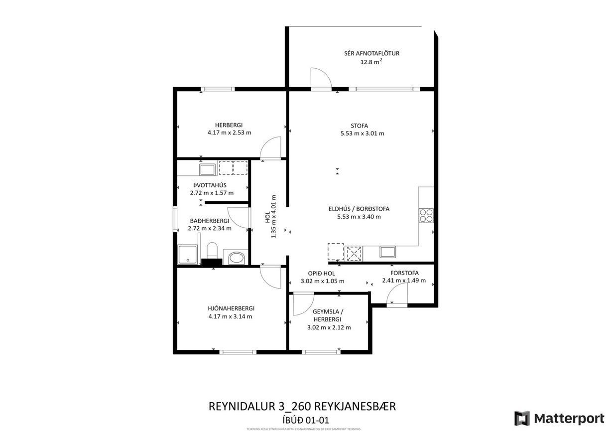 Reynidalur 3 - 0101, 260 Reykjanesbær