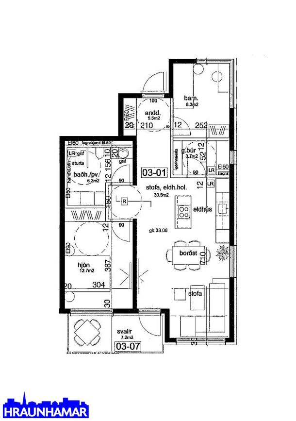 Nónhamar 4 - 0301, 221 Hafnarfjörður