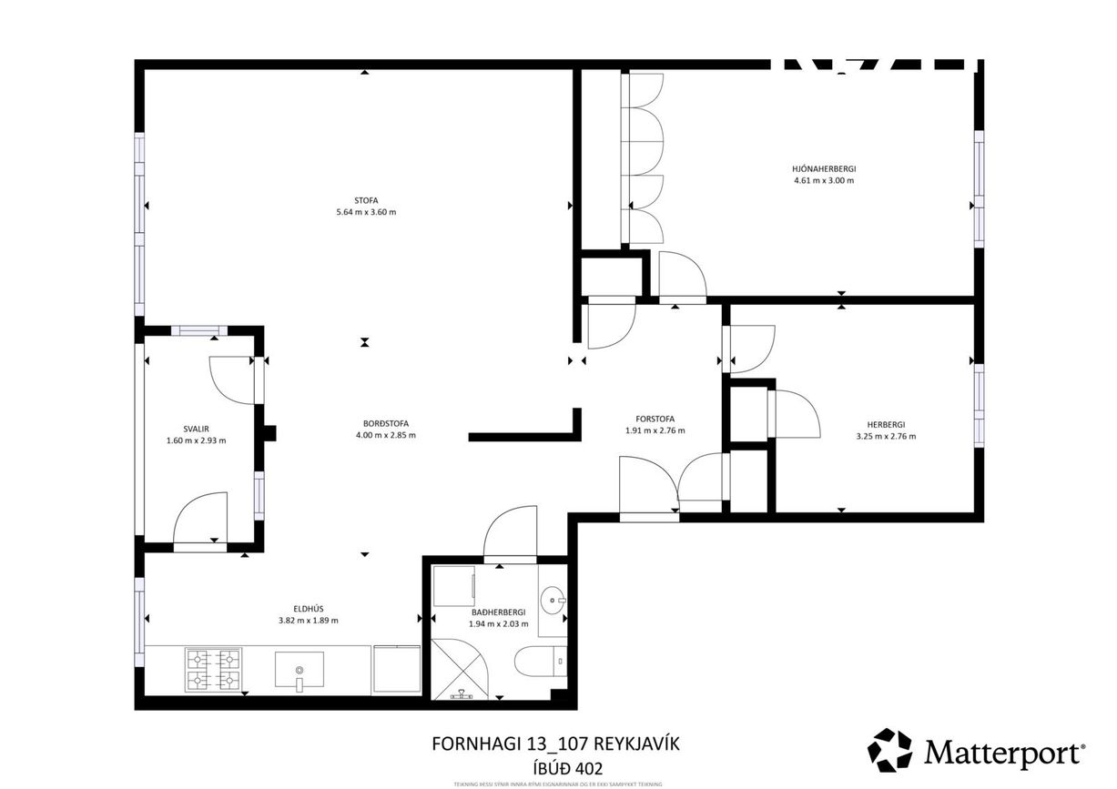 Fornhagi 13 - 0402, 107 Reykjavík