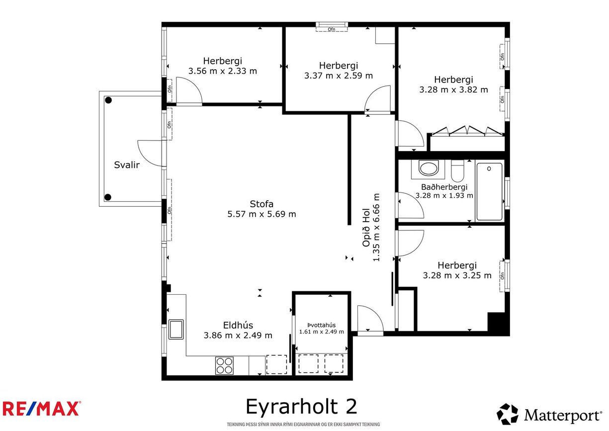 Eyrarholt 2 - 0202, 220 Hafnarfjörður