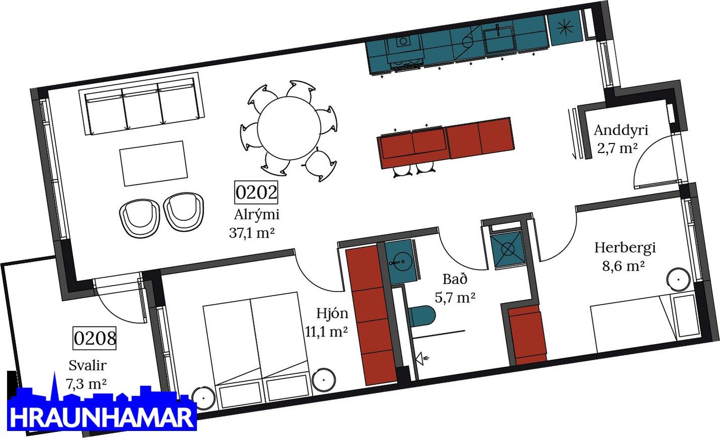 Áshamar 24 - 0202, 221 Hafnarfjörður