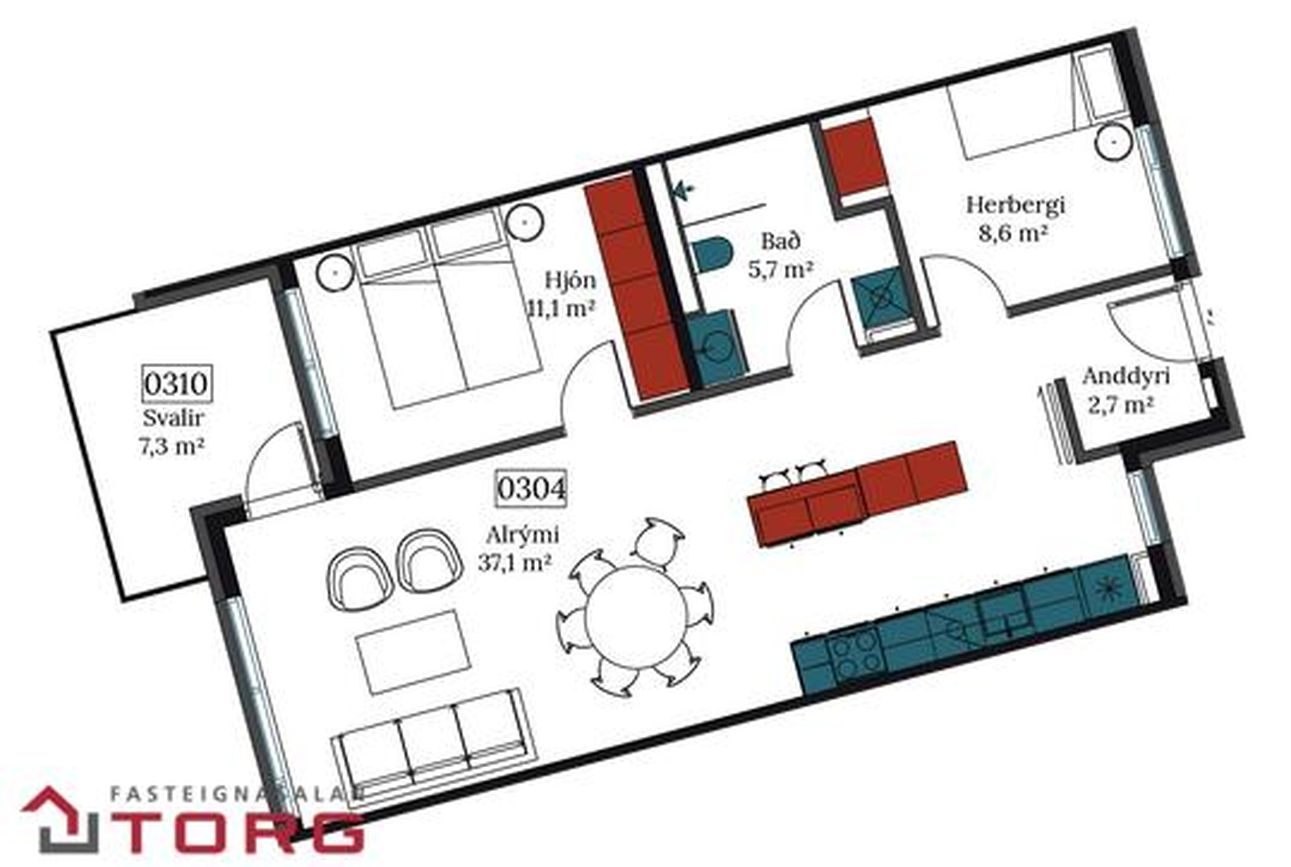 Áshamar 20 - 0304, 221 Hafnarfjörður