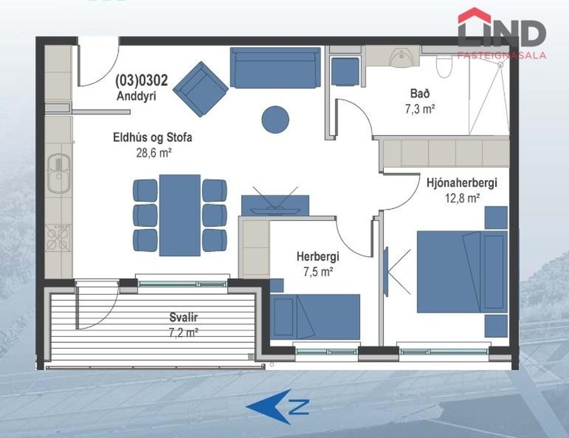 Dugguvogur 6 - 0302, 104 Reykjavík