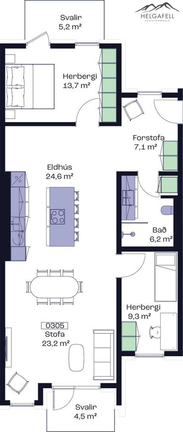 Austurbrú 12 - 0305, 600 Akureyri