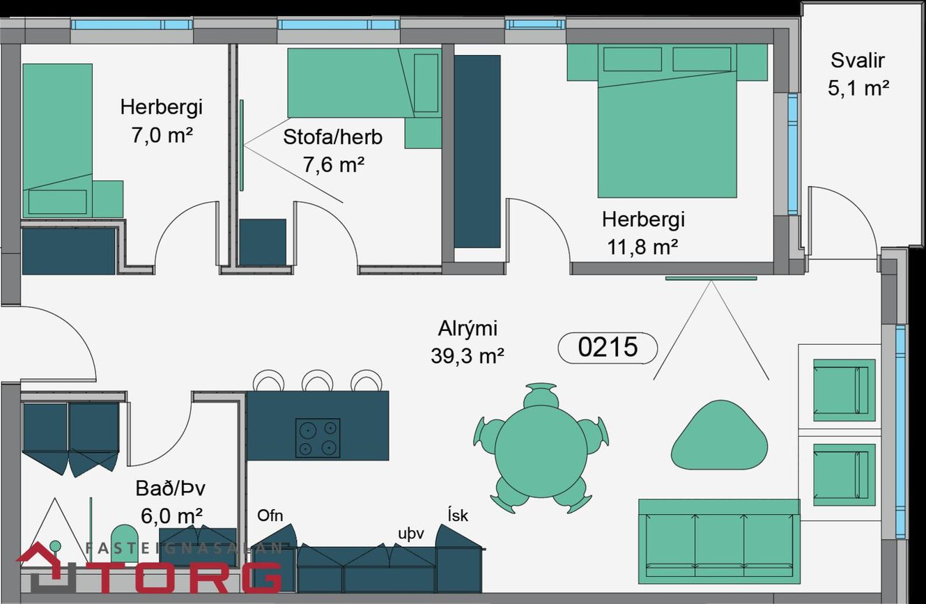 Vetrarbraut 4 - 0215, 210 Garðabær