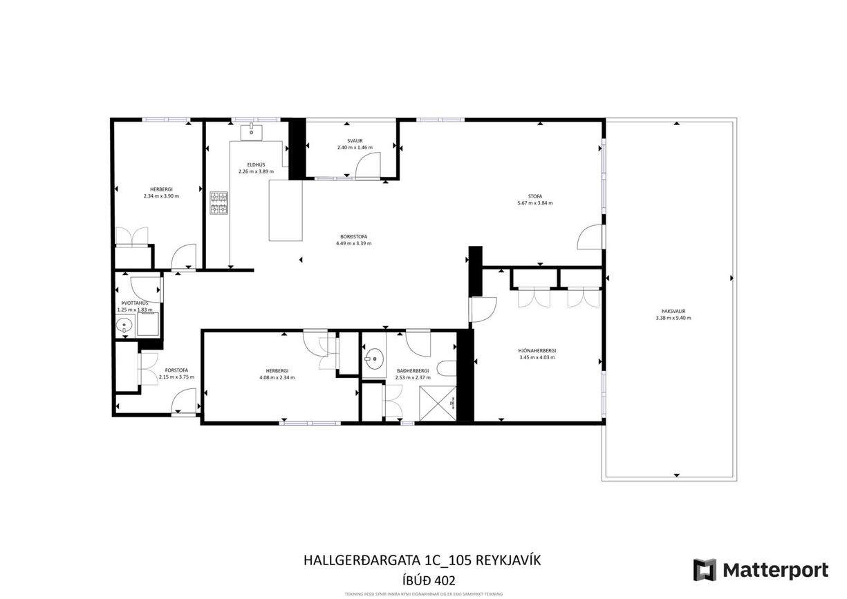 Hallgerðargata 1A, 105 Reykjavík