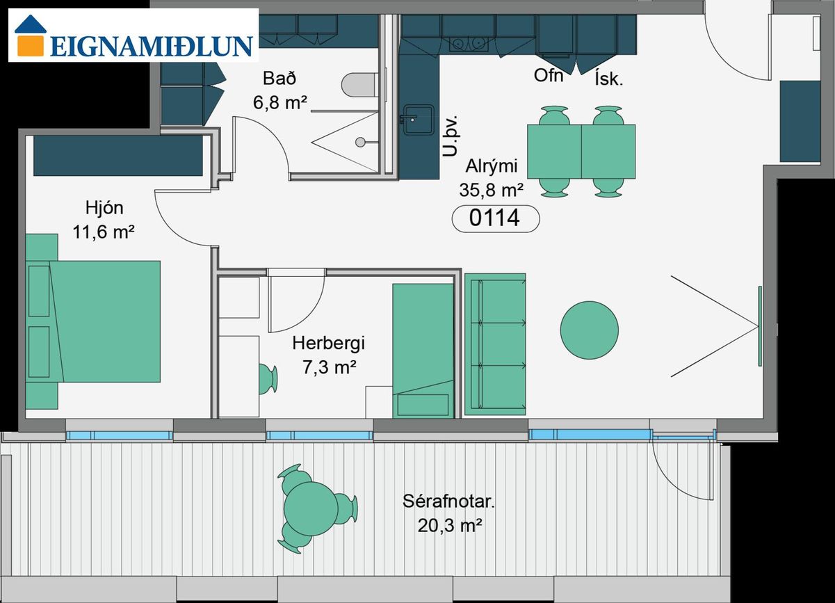 Vetrarbraut 4 - 0114, 210 Garðabær