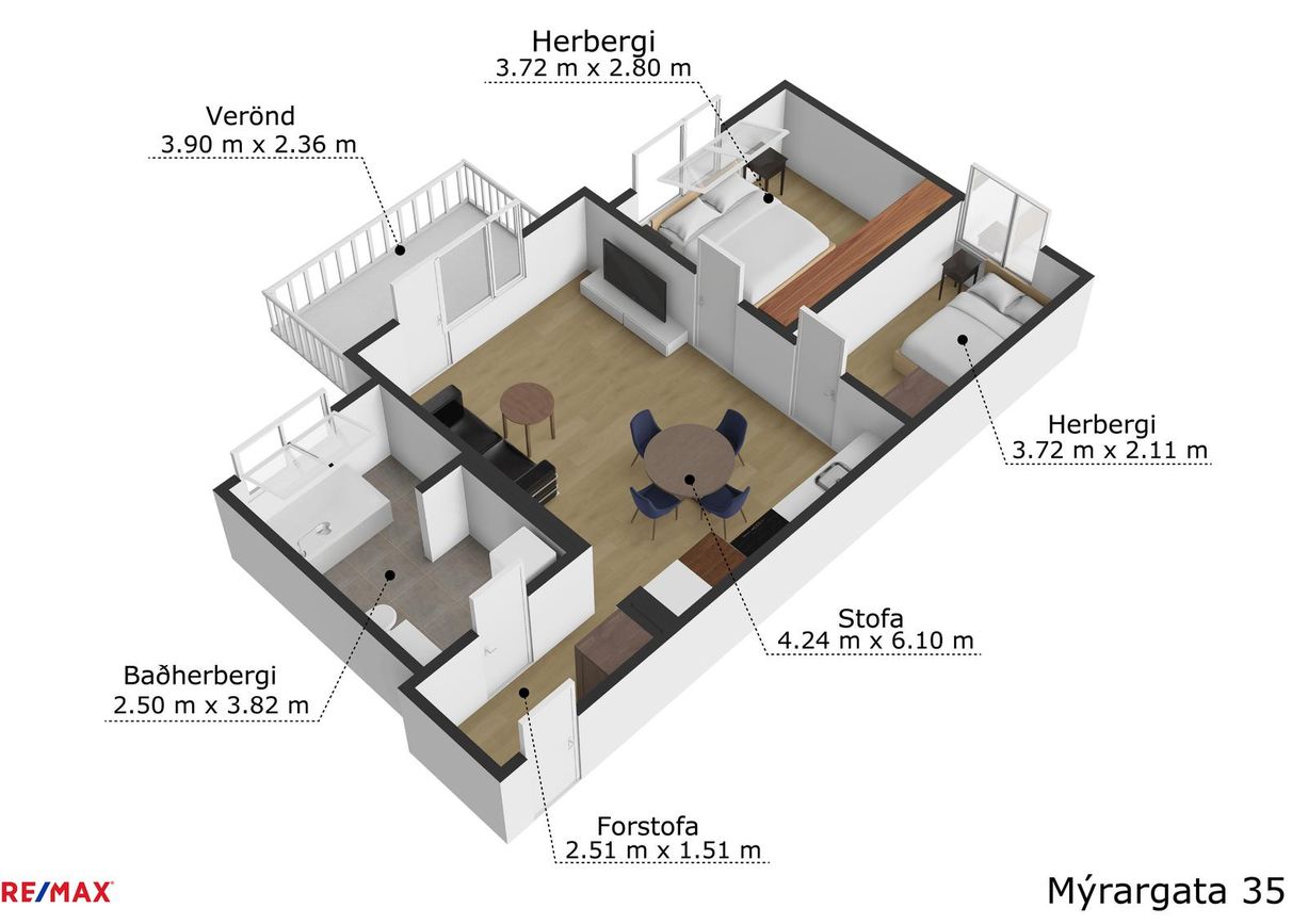 Mýrargata 35 - 0509, 101 Reykjavík
