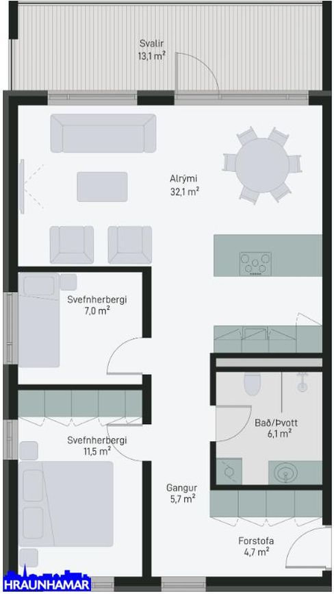 Hnjúkamói 16 - 0401, 815 Sveitarfélagið Ölfus