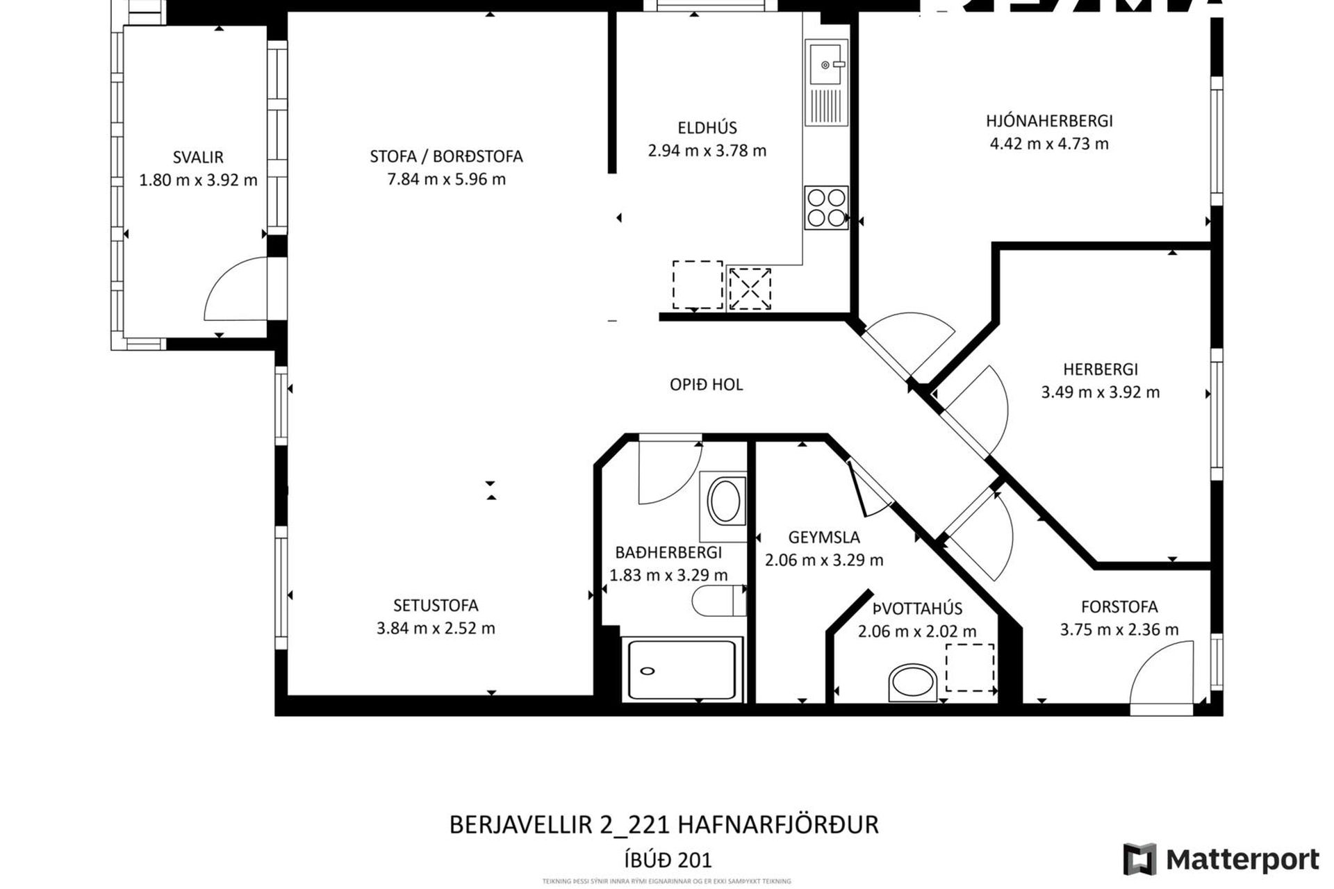 Berjavellir 2 - 0301, 221 Hafnarfjörður