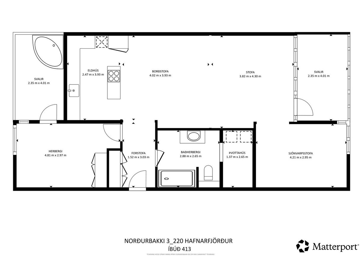 Norðurbakki 3C, 220 Hafnarfjörður