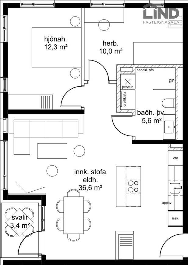 Gjúkabryggja 12, 110 Reykjavík