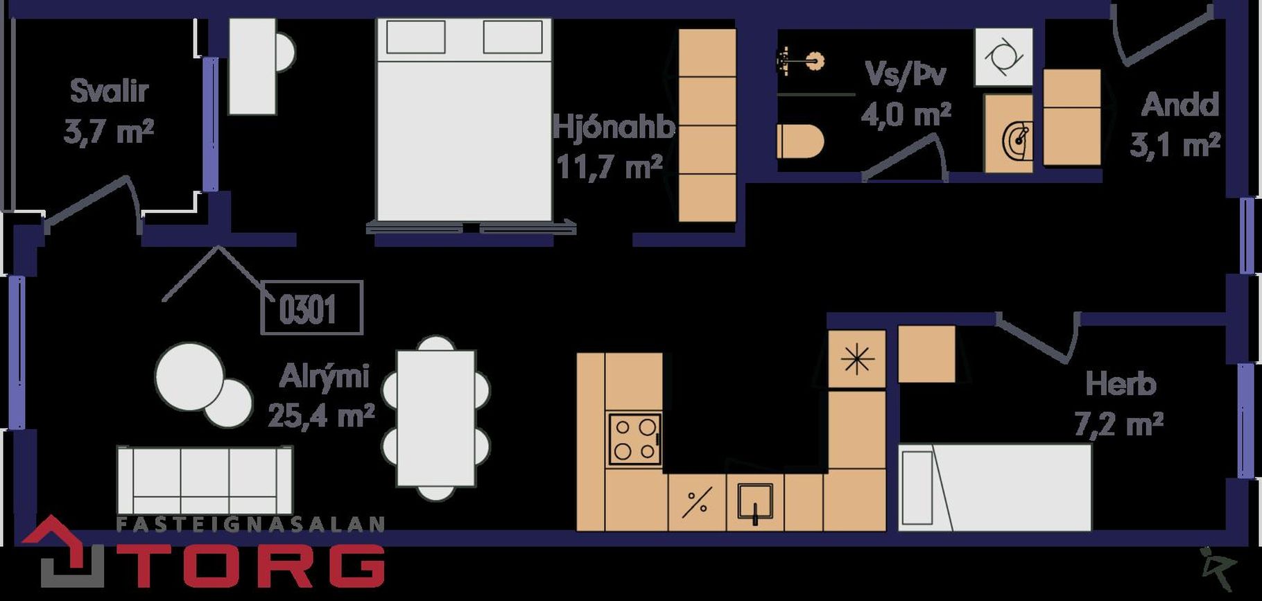 Laugavegur 168A - 0301, 105 Reykjavík