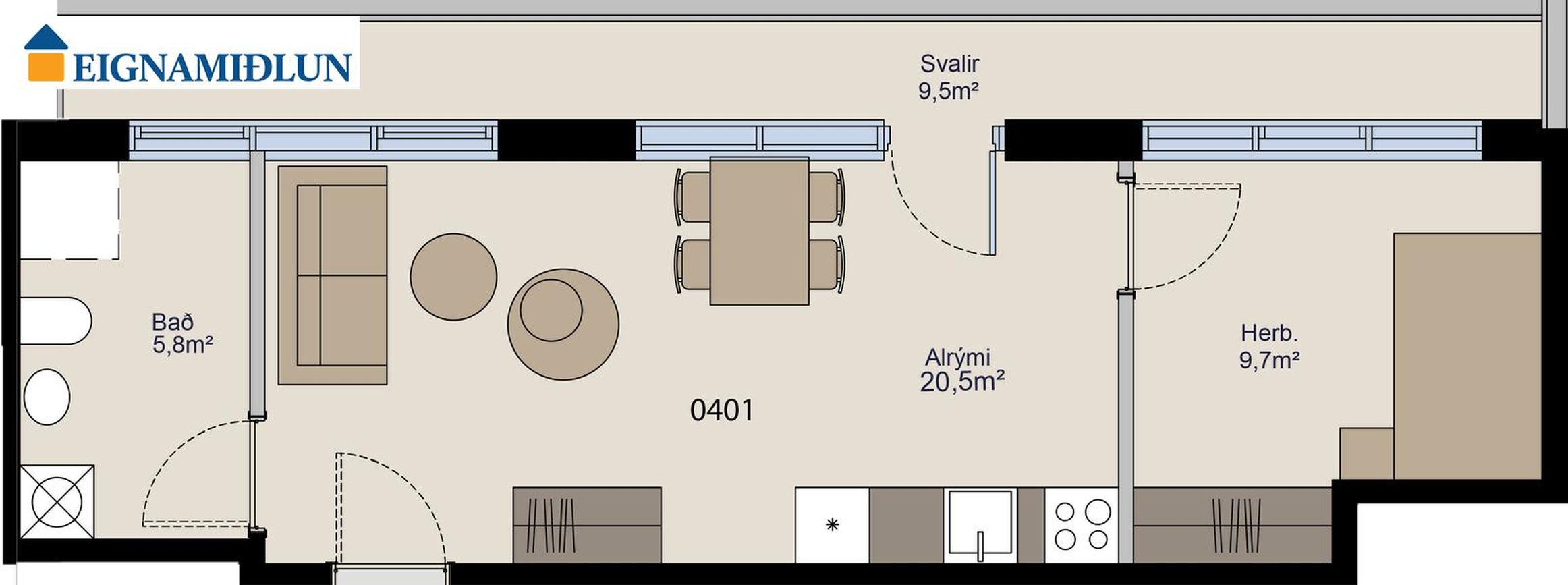 Brautarholt 4A, 105 Reykjavík
