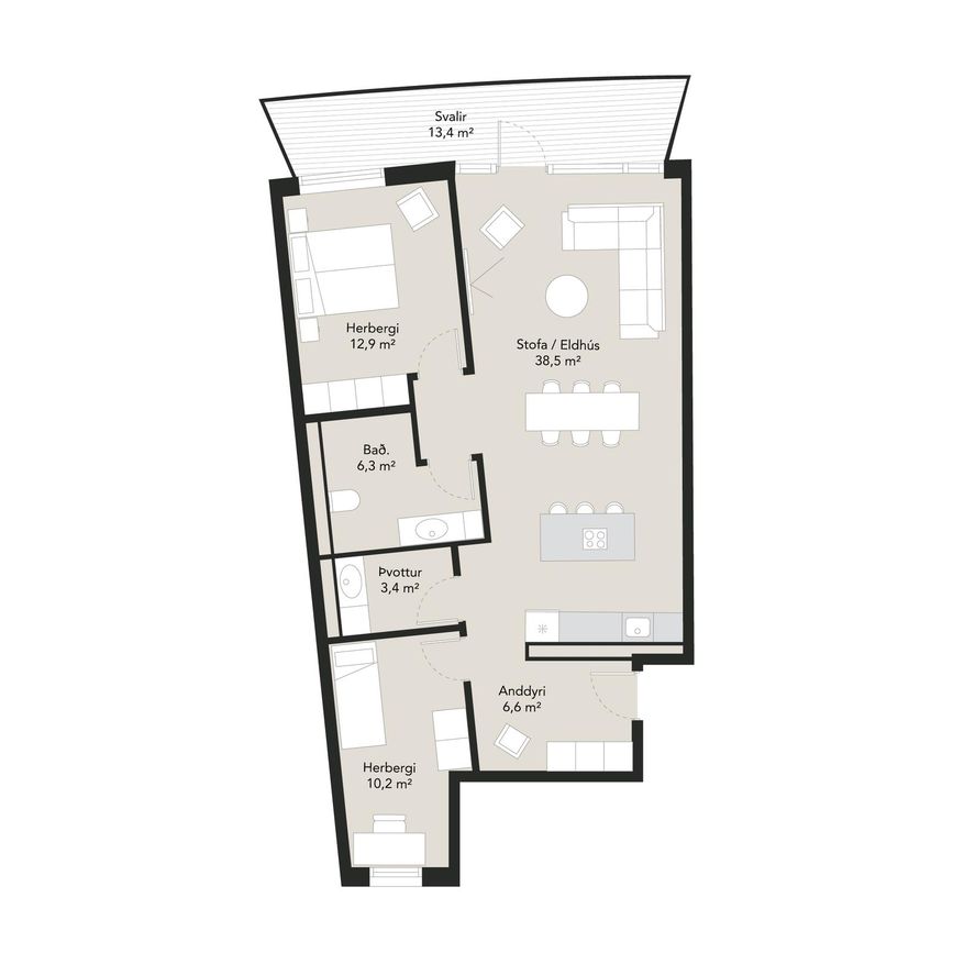 Hringbraut 120 - 0206, 101 Reykjavík