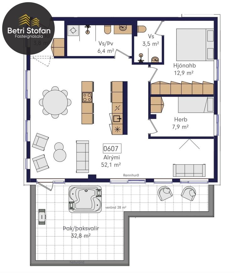 Laugavegur 168B - 0607, 105 Reykjavík
