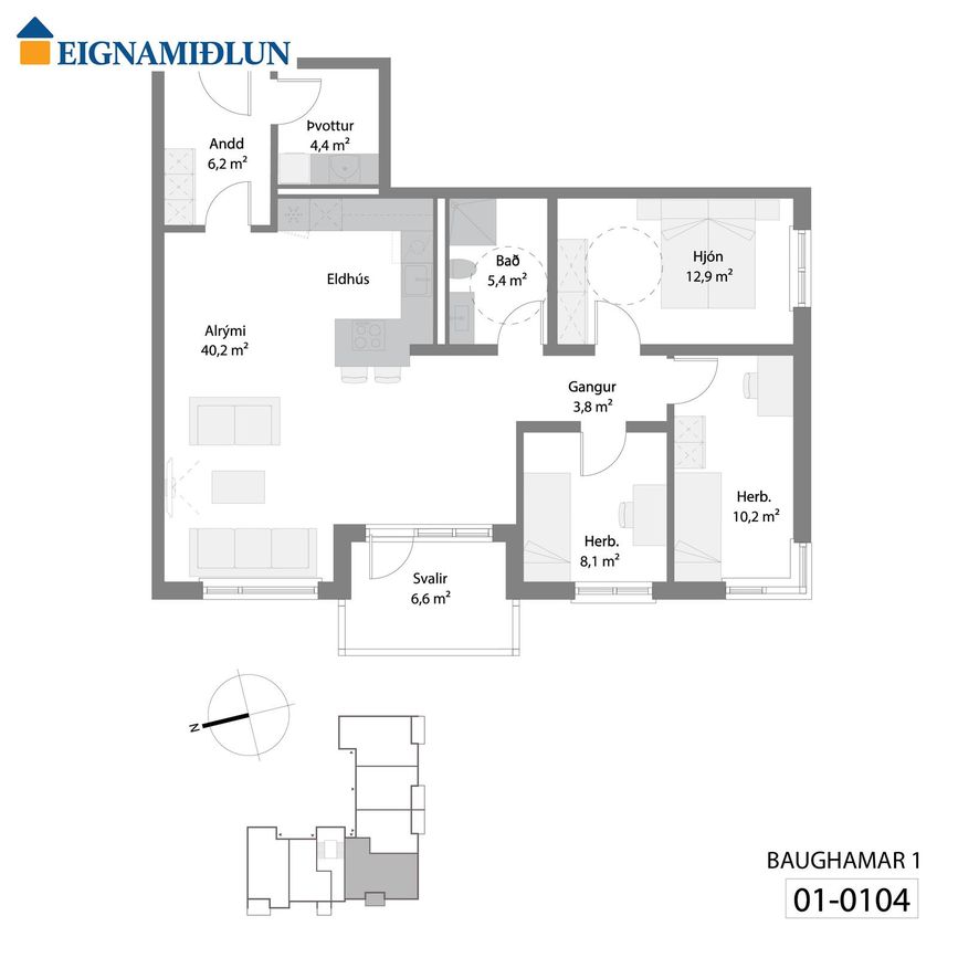 Baughamar 1, 221 Hafnarfjörður